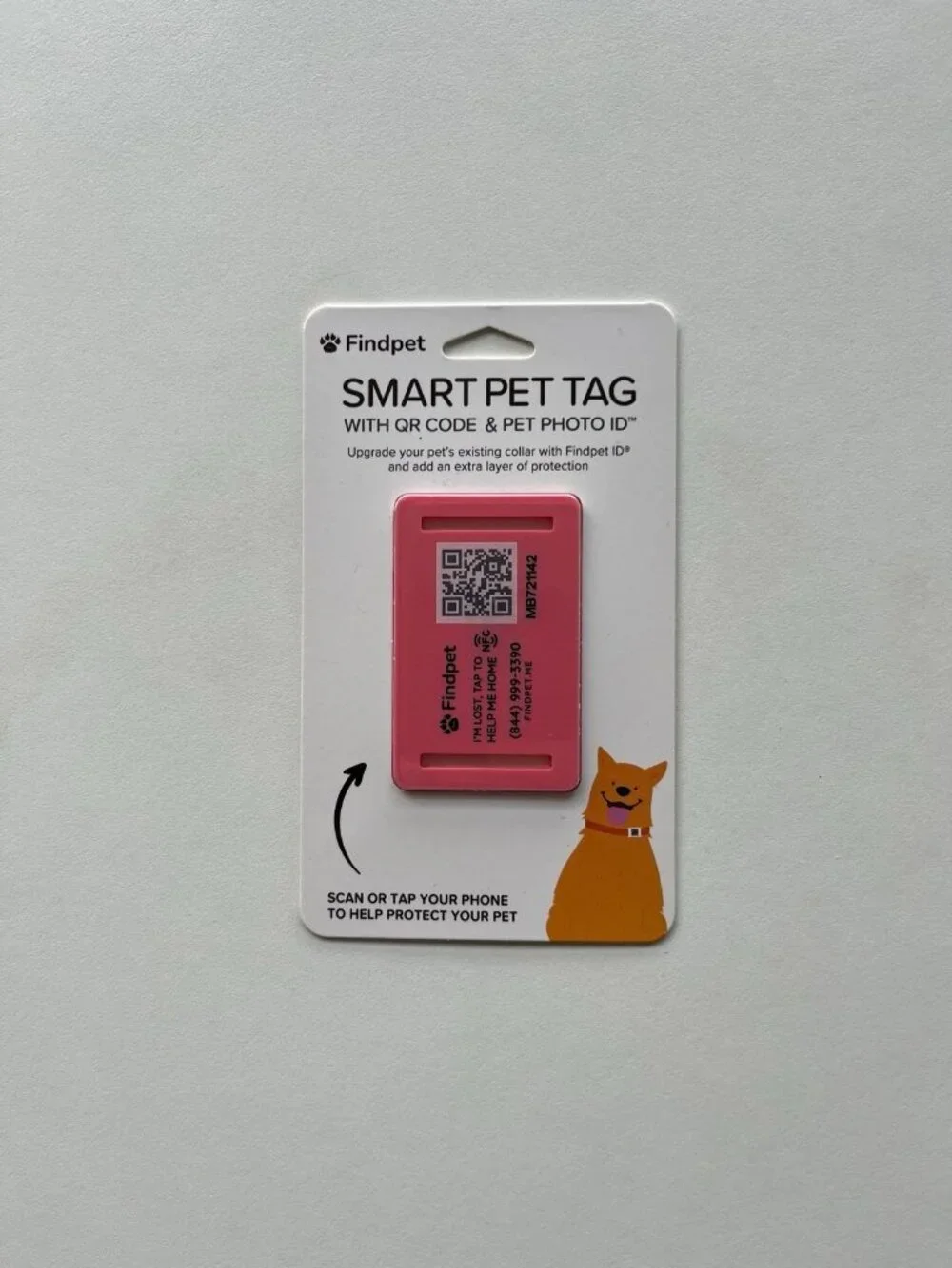 FindPet Wireless Locator Air Tag Comfort ID Collar Small Dog Track Scan Your Pet